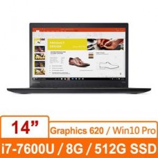 Lenovo T470s 20HFA00ETW 14吋i7-7600U雙核SSD效能Win10專業版商務輕薄筆電